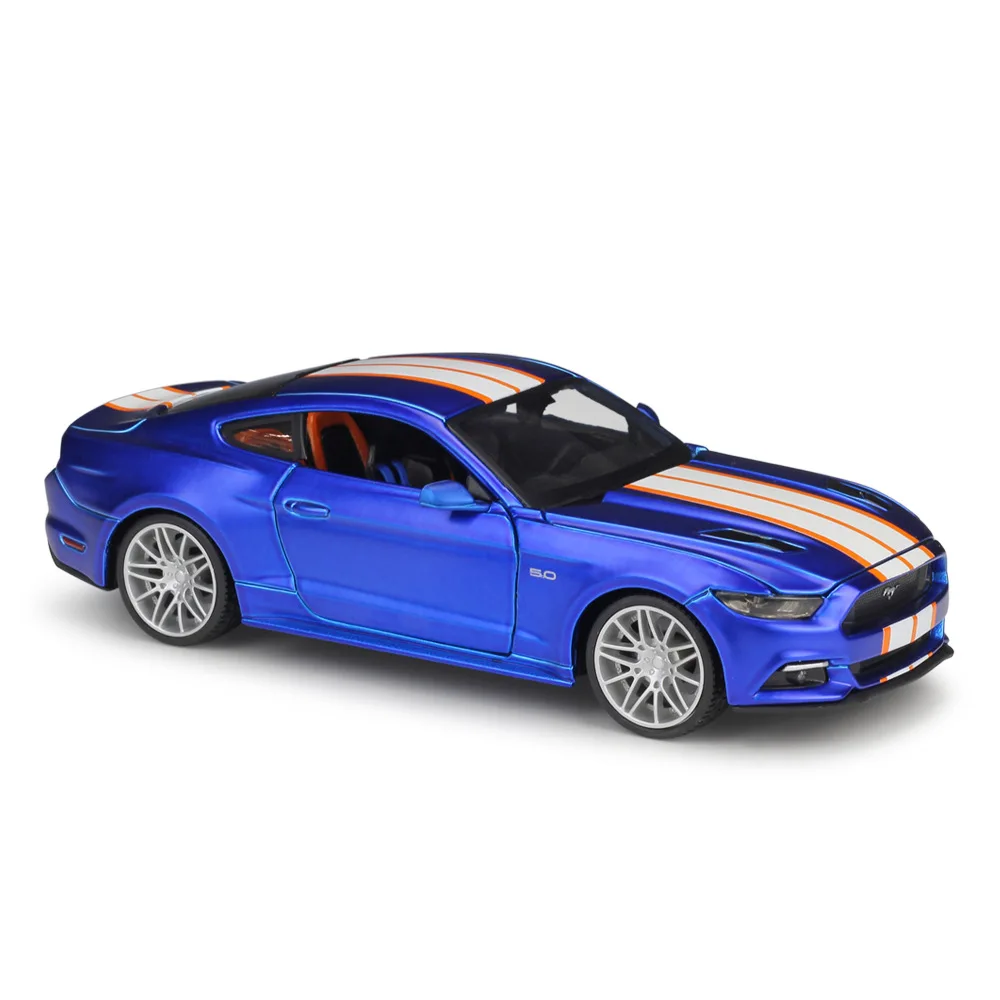 Maisto 1:24 Ford Mustang GT Kovinski Luksuznih Vozil Diecast Potegnite Nazaj Avtomobile Model Igrača Zbirka Božič Darilo