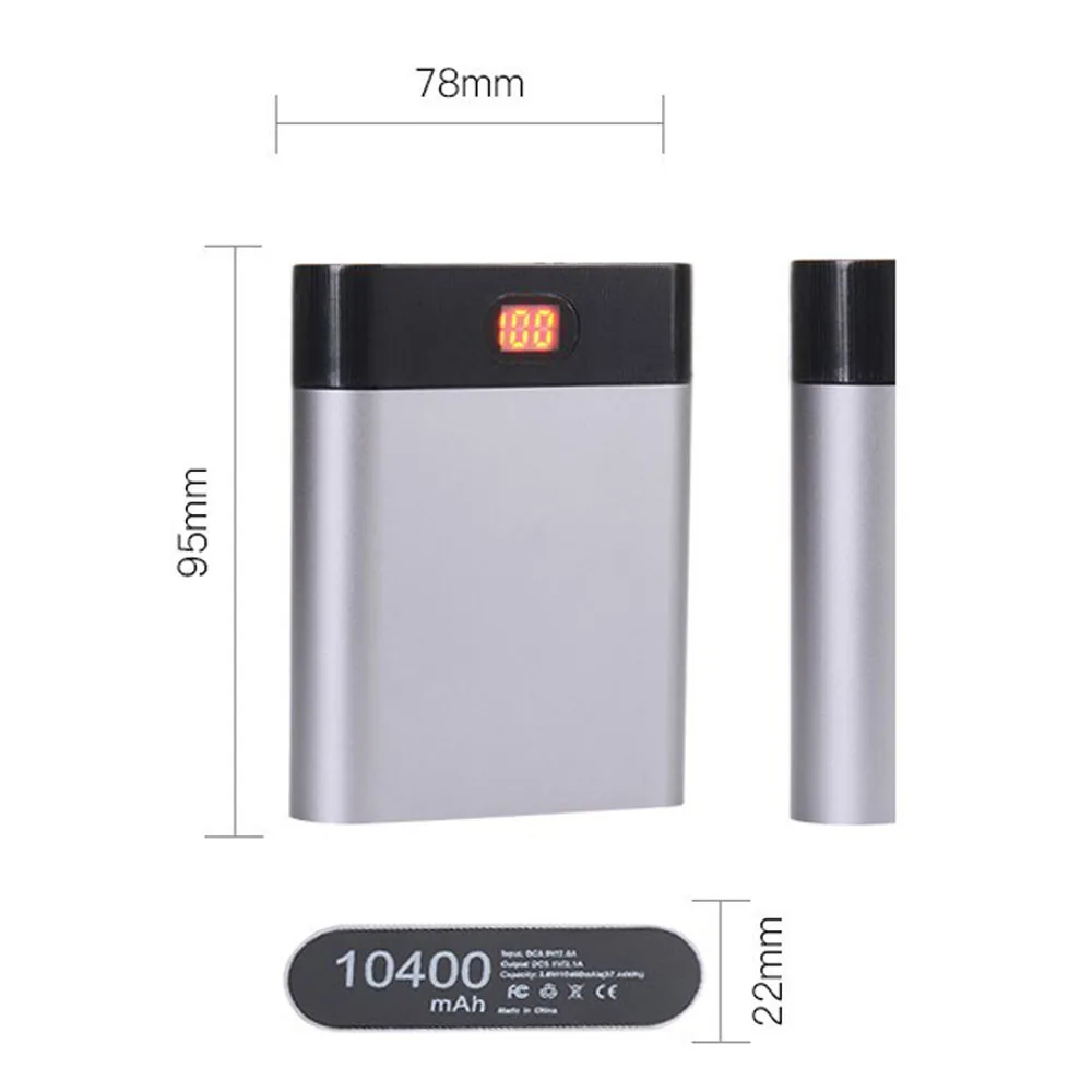 DIY Moči Banke Primeru 5V Dvojno USB 4X 18650 Moči Banke Primeru Avtomobilskega Polnilnika Baterij Polje Za Pametne Telefone Brez Baterije 18Oct18