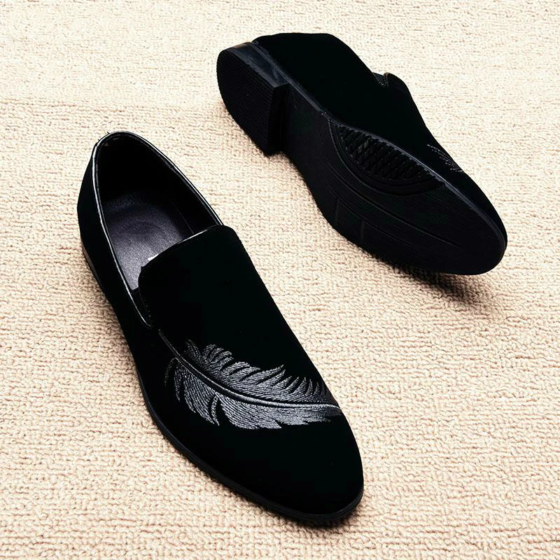 Moški obleko, čevlje, usnje korejska različica Britanske modne krpo moda za mlade casual moški čevlji zapatos de vestir par hombre C0-73