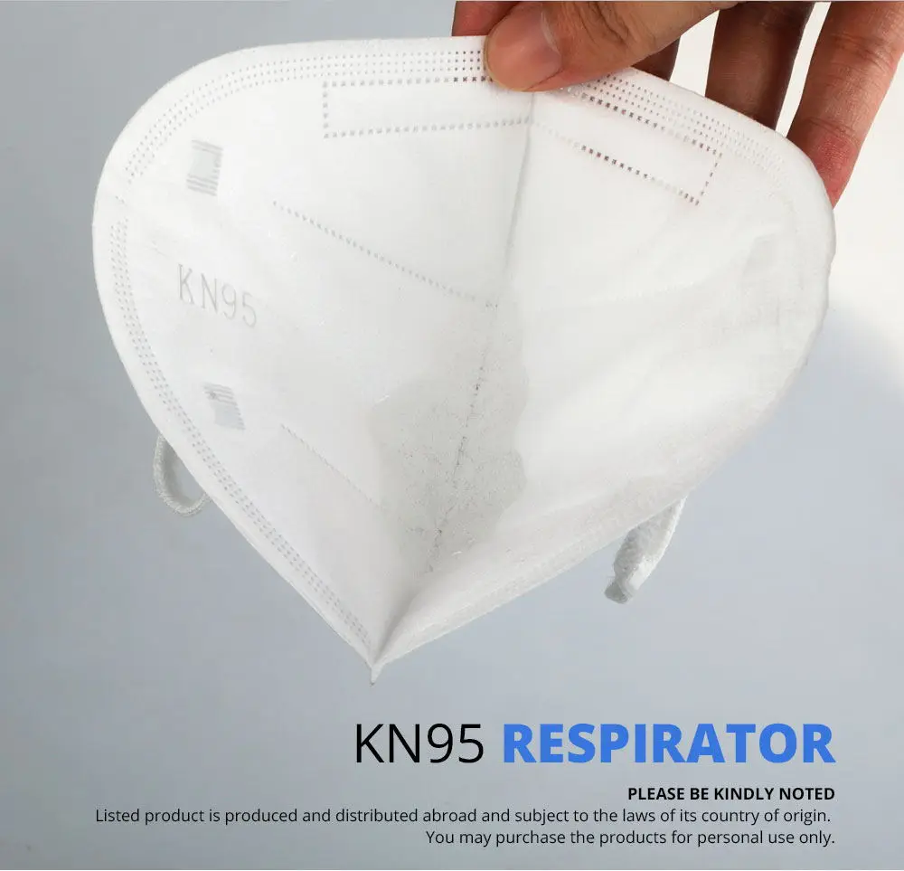 100 kosov KN95 masko 5 slojni filter za prah vrata PM2.5 mascarillas FFP2 Umetnih, sintetičnih vlaken, zdravje Zaščitna maska N95 hitra dostava