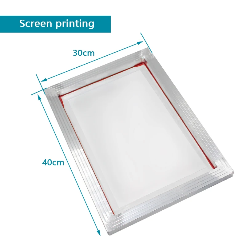 4PCS A3 Screen Printing Kit aluminijast Okvir, ki se Raztegne S 120 M/350M Očesa, Spona Spona, Emulzija Zajemalka plasti za popolno prekrivnost, Squeegee Odbor Nabor