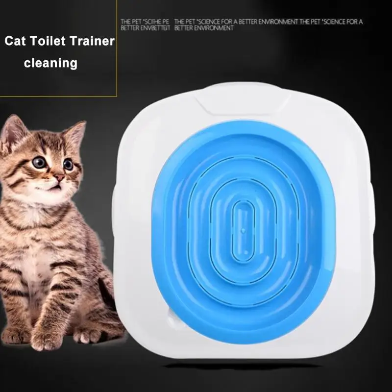 Plastični Mačka Toaletni Komplet Usposabljanje Stelja Škatla, Kuža, Mačka Legla Mat Mačka Wc Trener Stranišča Za Hišne Živali, Čiščenje Mačka Usposabljanje Izdelki