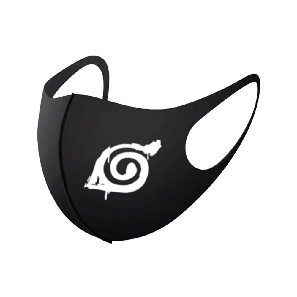 Naruto Tiskanja Črno Usta Masko Kritje Za Večkratno Uporabo Masko Za Odrasle Mascarillas Obraz, Usta Maska Za Dihanje Mondkapjes Na Prostem