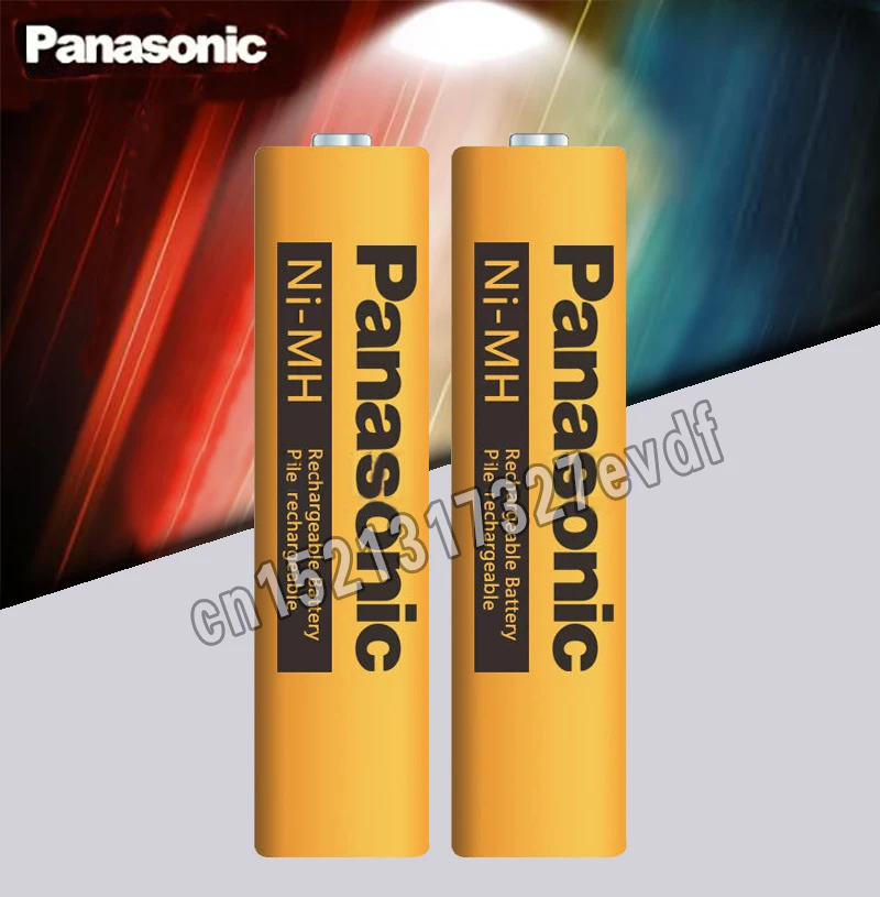Panasonic AAA Ni-MH Baterije*2 Primeren Za Brezvrvične telefone in telefonske 1,2 V 650mAh Baterij Brezplačna dostava