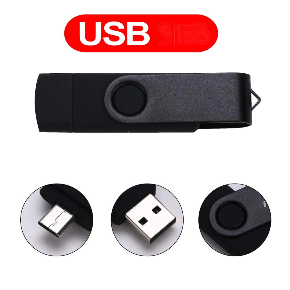 Wansenda OTG USB flash drive za Pametni telefon/Tablični/PC 16GB 32GB 64GB 128GB Pendrive Visoke hitrosti pen drive memoria cel usb ključ