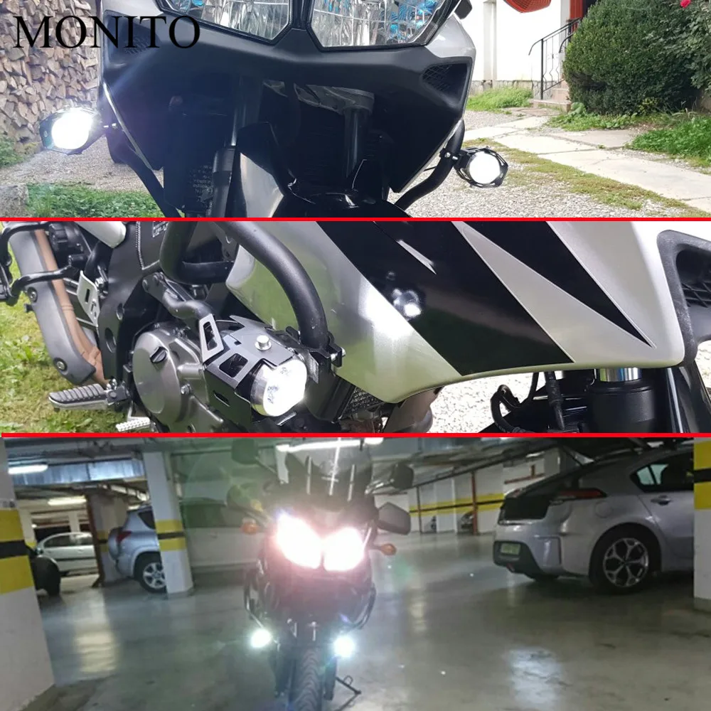 Motorno kolo Svetlobe LED Vožnja Žarometi Luči za Meglo Pomožna Lučka za 12v U5 Za BMW S1000R S1000 Benelli be300 be600 tnt/300 600