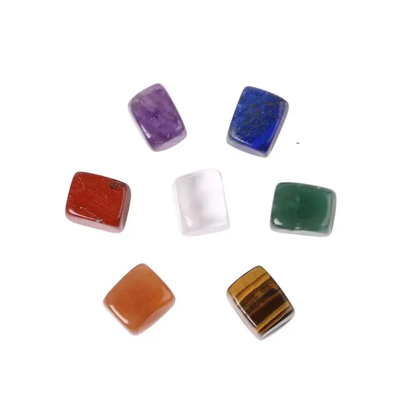 7 Barv/Set Naravnih Joga Energije Kamen Čakro Kamna Nepravilnih Reiki Healing Kristali Kamen Poliran Posameznih Kamnov