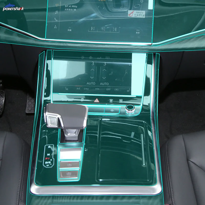 Avto Notranjost Centralne Konzole Prestavi nadzorni Plošči samozdravljenja TPU Prozorno Zaščitno folijo Za Audi Q7 4M 2020 Dodatki