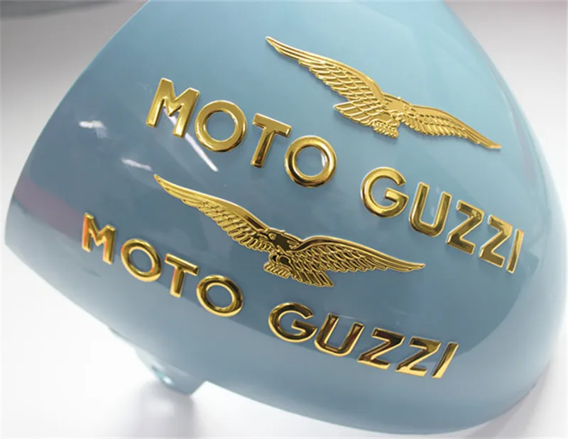 3D motociklistična nepremočljiva Orel Nalepke Moto Guzzi Decals zlato barvo