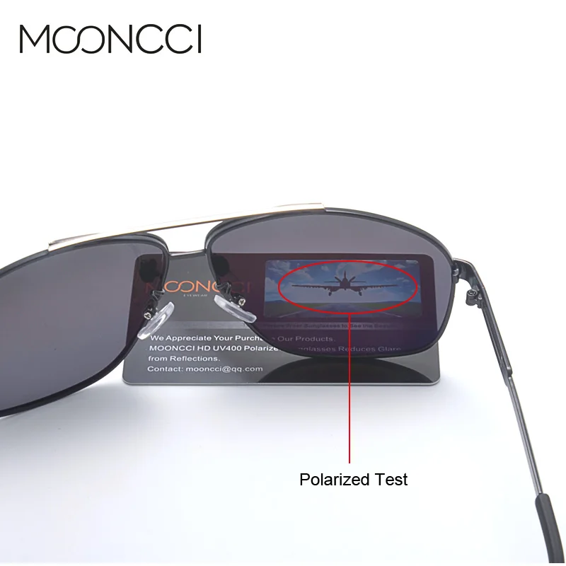 MOONCCI blagovne Znamke Oblikovalec Prevelik sončna Očala Moških Polarizirana Pilot Pilot sončna Očala Moški Retro Premaz Ogledalo Letalstva Očala
