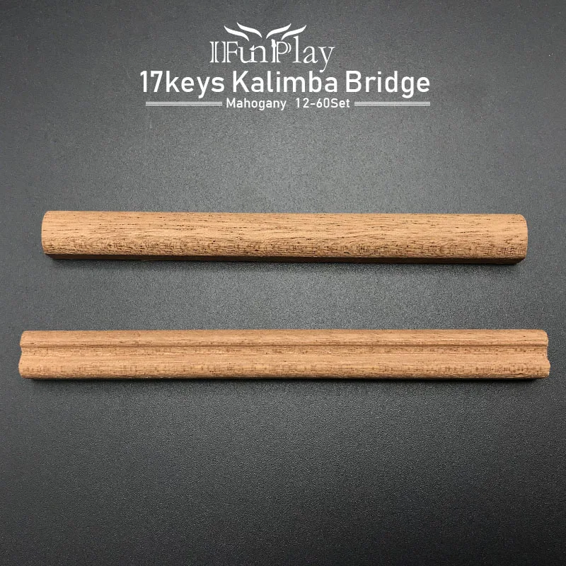 12Set DIY Mahagoni Palec Klavir Most Lesen Most za 17Keys Kalimbas Mbiras Glasbeni Instrument na Debelo