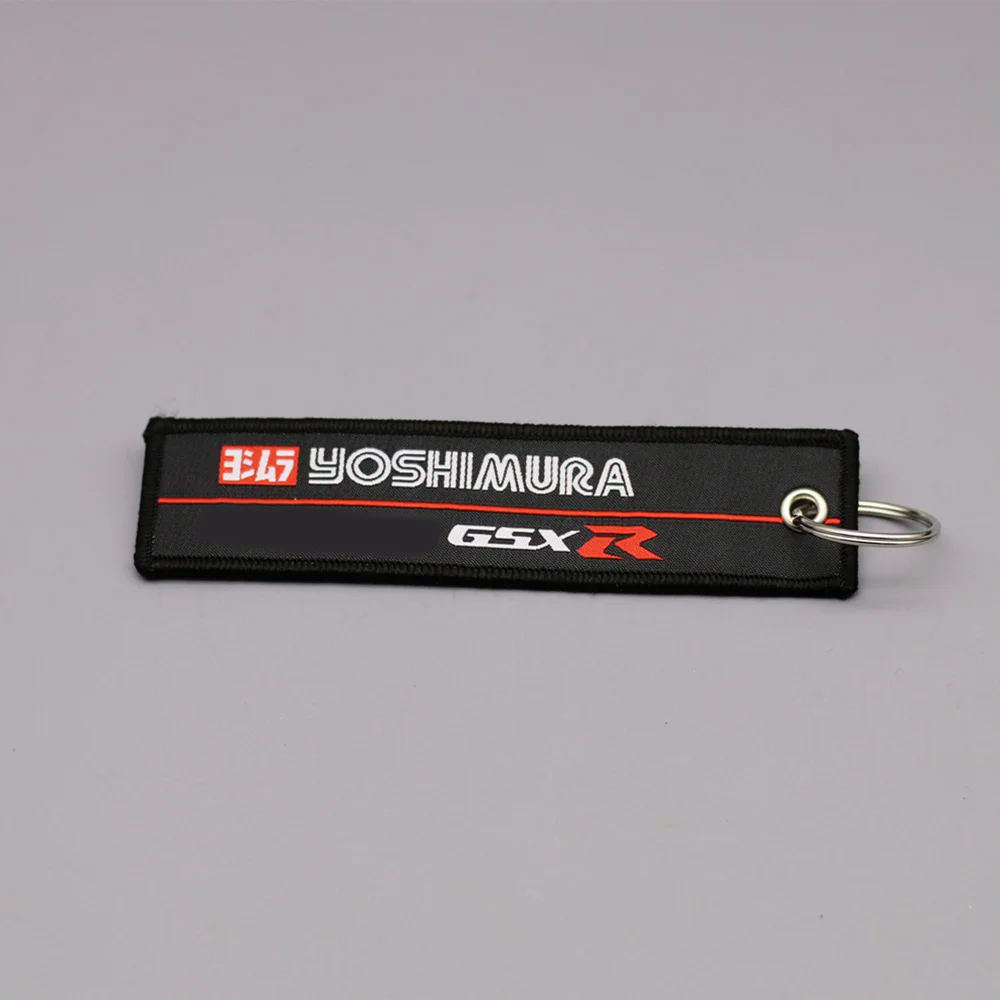 Vezenje Ključnih Verige GSX-R LOGO Zbirka Keychain za Suzuki GSXR 600 750 1000 1300 Motocikel Yoshimura Keyring Ključa Imetnika
