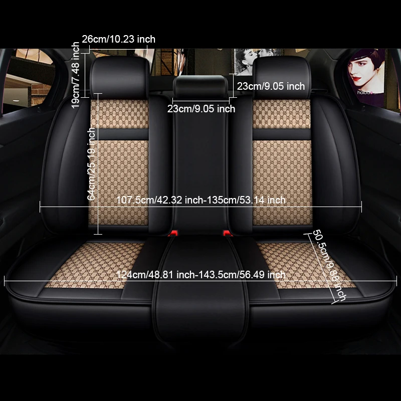 Avto 5-Sedež Usnje+Perilo Sedežnih Prevlek Spredaj+Zadaj Za Audi A3 A4 A5 A6 A7 A8 V3 V5 V7 Avto Dodatki