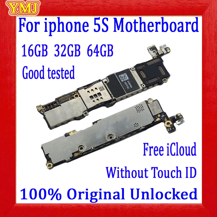Za iphone4 4S 5 5C 5S Matično ploščo, Original odklenjena Za iphone 4 5 Mainboard s Polno Čipi in IOS Sistema,8GB/16GB/32GB/64