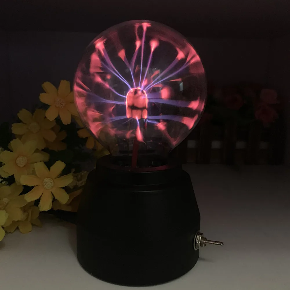 3D Kristalni Globus Stekla Čarobno Plazme Žogo Luna Lučka USB Krogle Svetlobe Žogo Lučka Doma Dekor Darilo