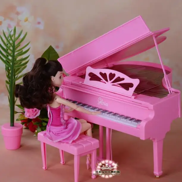 Prvotni barbie lutka glasbenik za klavir 1/6 bjd lutka ccessories hiša, dom, pohištvo, glasbila otrok igrača darilo