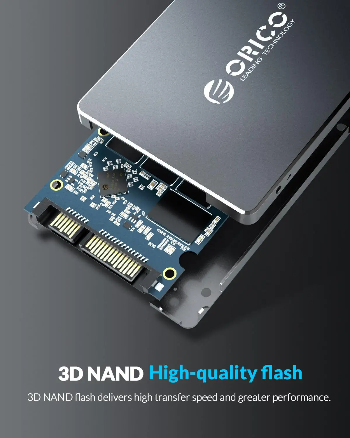 ORICO SSD 128GB 256GB 512GB 1TB SSD 2.5 Inch SATA SSD Notranji ssd Disk Dodati USB3.0 Trdi Disk Primeru Za Namizni Prenosni Računalnik