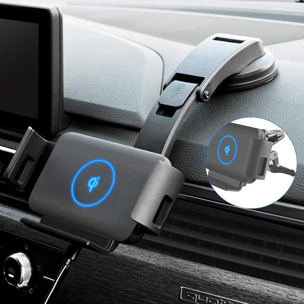 10W avto brezžični polnilnik,samodejno zaznavanje avto nosilec,namenjen za zložljiv zaslon telefona,za Samsung Galaxy Krat/S10/S9/S8/i11/X/XR/8