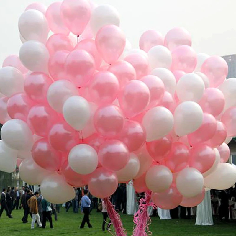 100 kozarcev/veliko zračne balone iz Lateksa 10palčni Žogo dekor napihljivi trebušaste otroke, otroška rdeča rojstni okraski poročni baloni