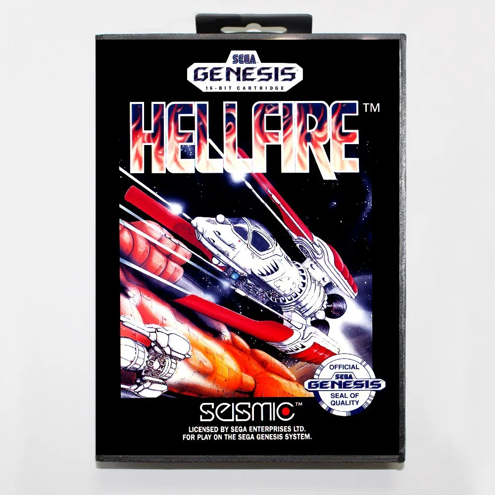 16 bitni Sega MD igra Vložek z Drobno polje - Hellfire igre voziček za Megadrive za Genesis sistem