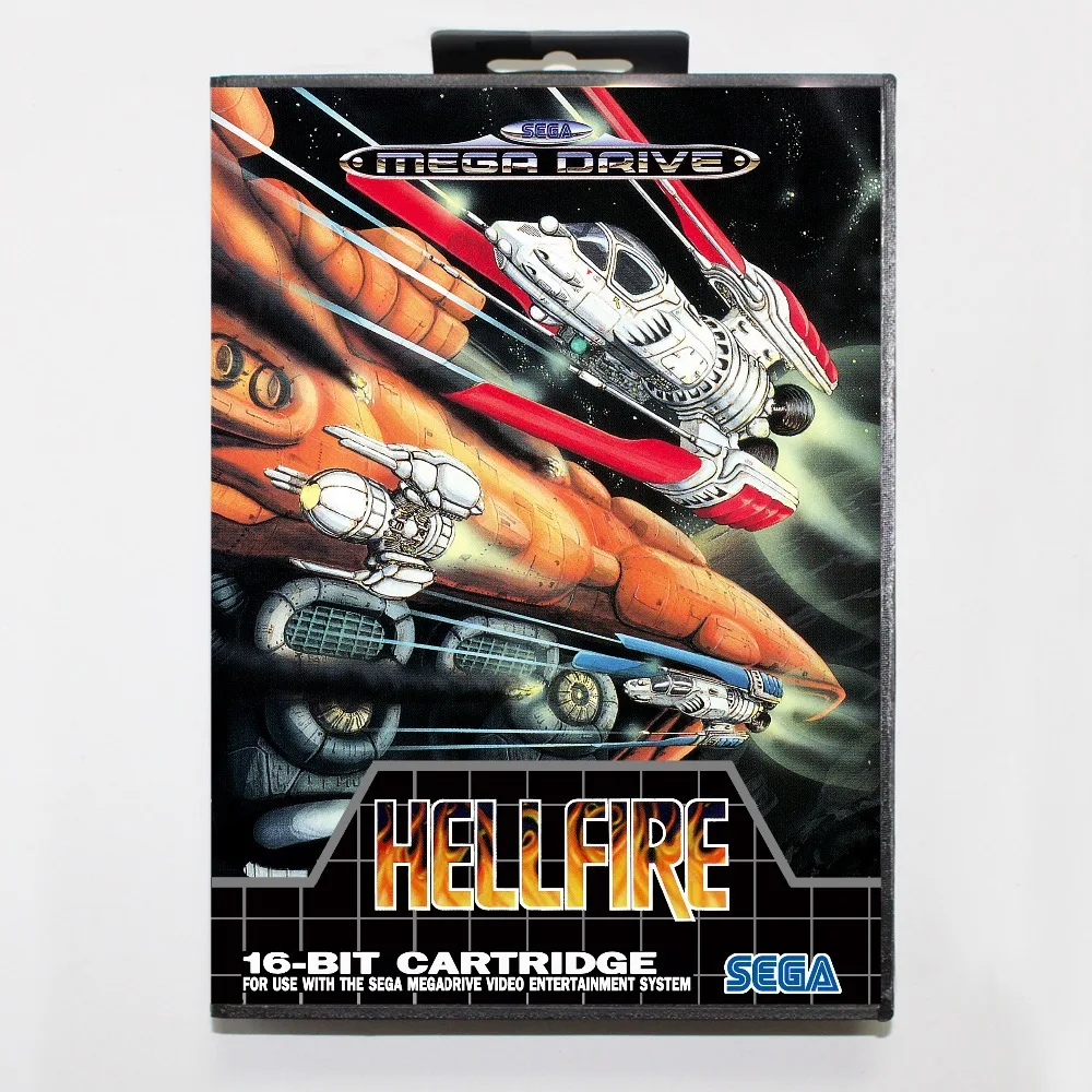 16 bitni Sega MD igra Vložek z Drobno polje - Hellfire igre voziček za Megadrive za Genesis sistem