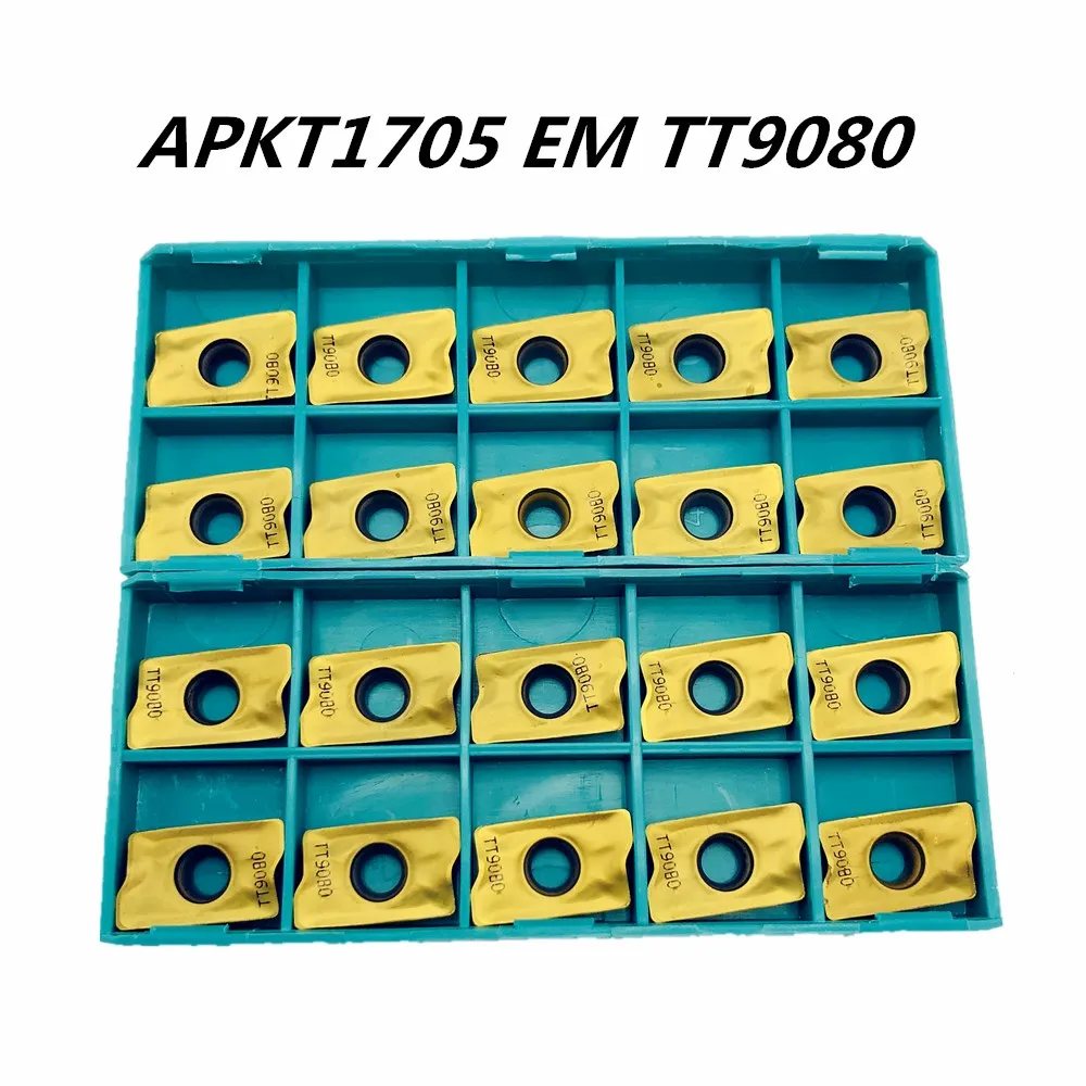 APMT1135 APMT1604 PDER TT9080 karbida vstavite APMT CNC stružnica deli orodje APKT1705 NA TT9080 za indeksiranih rezkanje rezalnik APKT