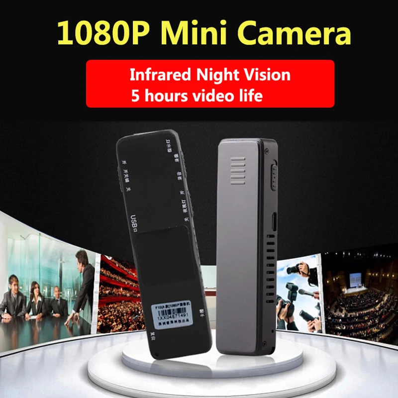 Delovni 5 ur 1080P Ir Nočno Vizijo Mini Kamera Snemanje Zvoka Mini Kamere z vgrajenim Mikrofonom pk SQ8 SQ11