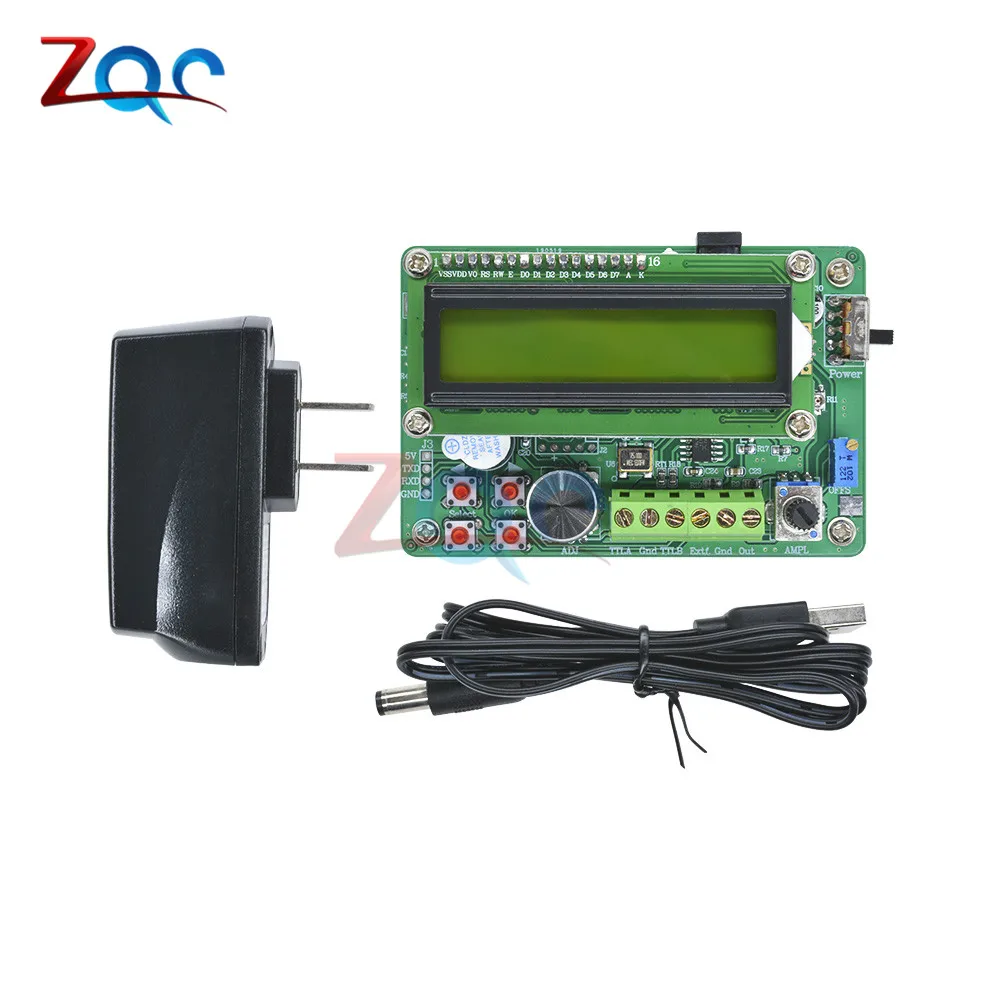 Za 0,01 Hz - 5MHz DDS Funkcija Signal Generator Modul 1602 LCD-Zaslon Sine Trikotnik, Kvadrat Val TTL Izhod Shranjevanje Odpoklic Števec