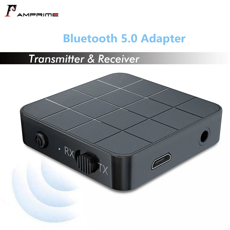 AMprime Bluetooth 5.0 sprejemnik oddajnik dva-v-enem USB TV računalnik za avto adapter