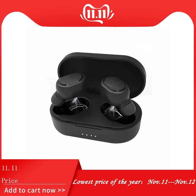 M2 Brezžične Slušalke Bluetooth 5.0 Čepkov TWS Slušalke šumov Mikrofona za Xiaomi Huawei Samsung iPhone