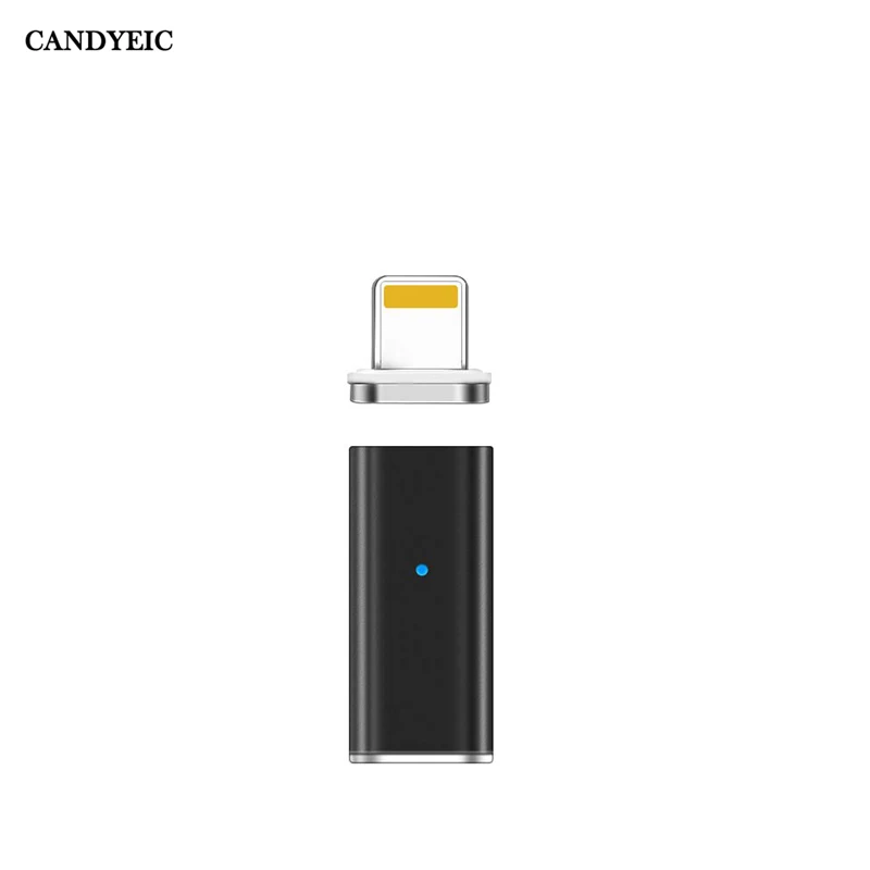 CANDYEIC Magnetni Coverter Polnjenje Za iPhone 11 Pro Max XR XS XSMAX X 8 7 Plus 6s Plus 5 5S SE Magnetni Tok Hitro Polnilnik