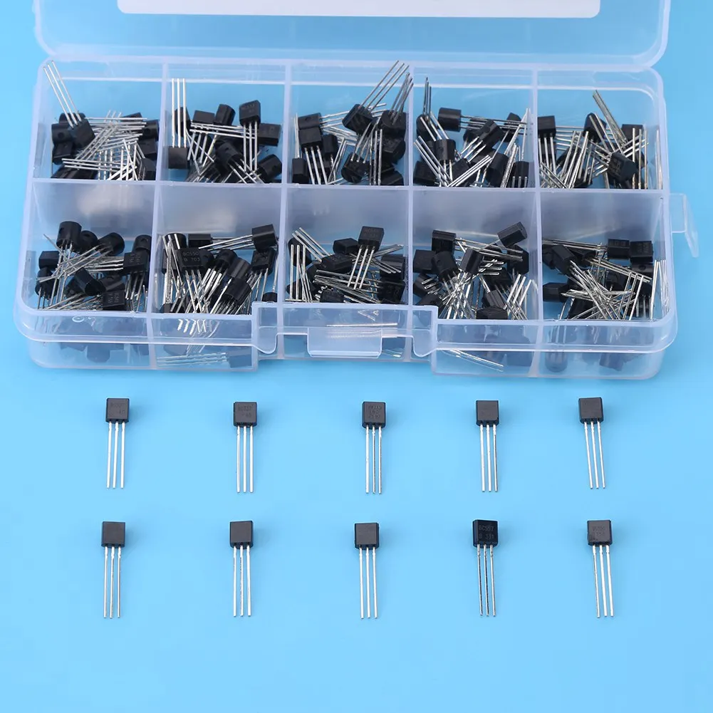200pcs 10 Vrednosti NPN PNP to-92 BC327-BC558 Tranzistor Izbor DIY Komplet Tranzistorji Polje Pack Tranzistor Kit