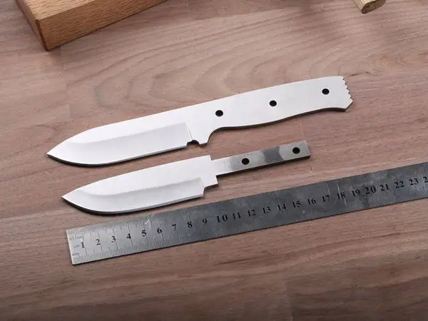 440C Nož Rezilo Prazne Nož, zaradi česar DIY deli Lovski Nož nož za Kampiranje