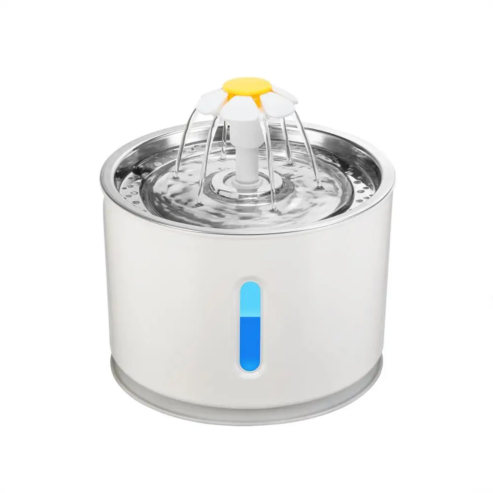 Samodejno Mačka Vodnjak LED Električni Vodo, Napajalni USB Pes Pet Pijem Skledo Pet Pitne Razpršilnik Za Mačka Pes
