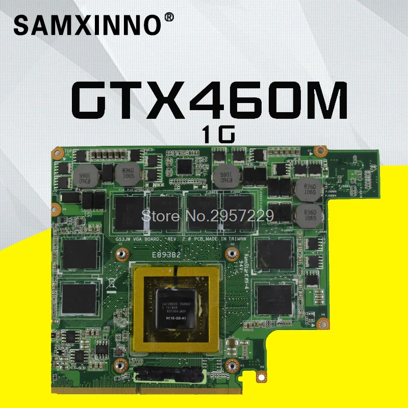G73JW Za Asus G53JW G73SW G53SW G53SX VX7 VX7S GTX460M GTX 460 N11E-GS-A1 1GB DDR5 MXMIII VGA grafična Kartica Grafična kartica