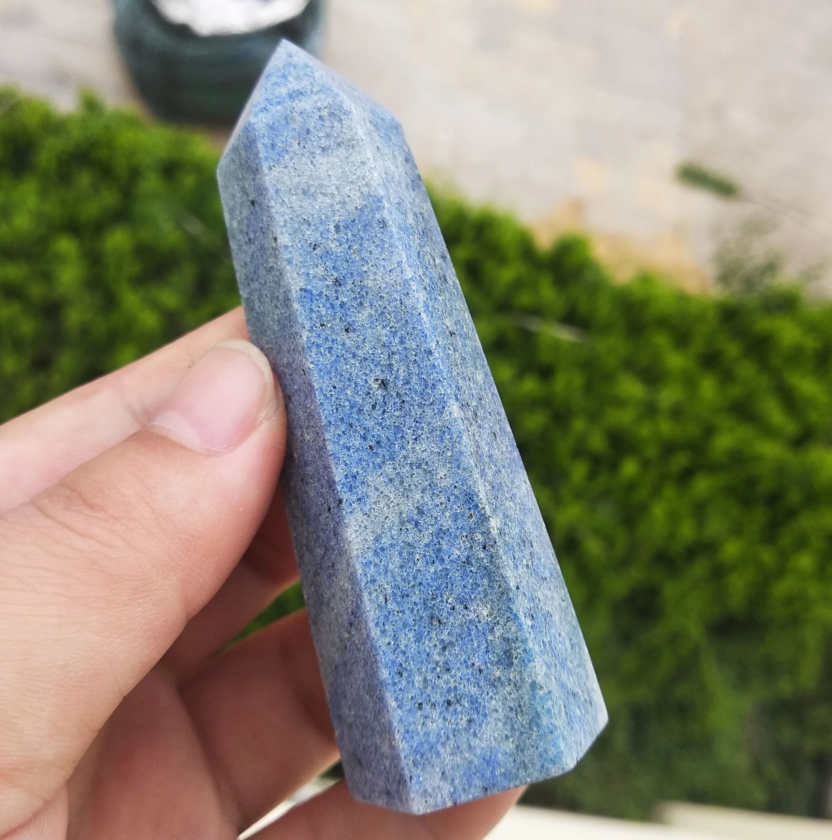 Naravni Redkih Modra Aventurine točke zdravljenja kristalno kamniti obelisk, za dekoracijo doma