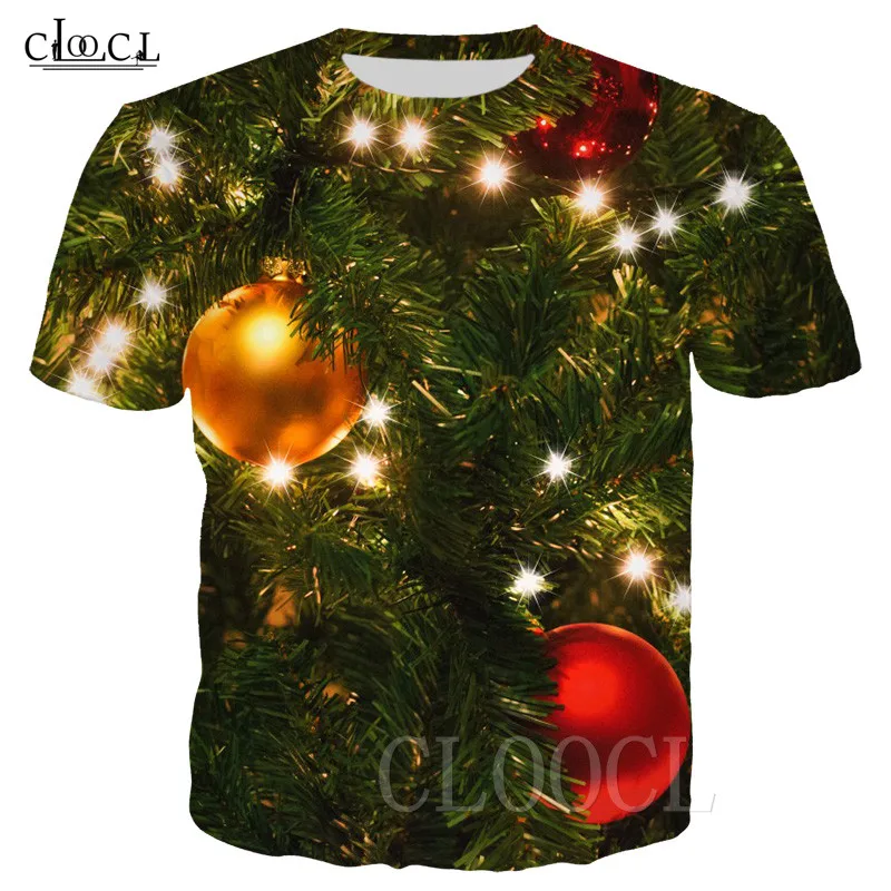 Moda Vesel Božič Neon T-majice, Moške/Ženske Tee Majica za Šport Priložnostne Božič 3D T Shirt Za Dekleta Fantje Prevelik Tshirt