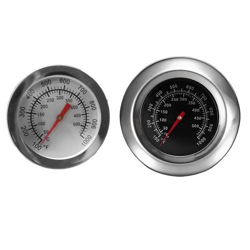 Vroče Bakeware iz Nerjavečega Jekla BBQ Kadilec Jamo Žar Bimetallic termometer Temp Merilnik z Dvojno Gage 500 Stopnjo Kuhanje Orodja Nova