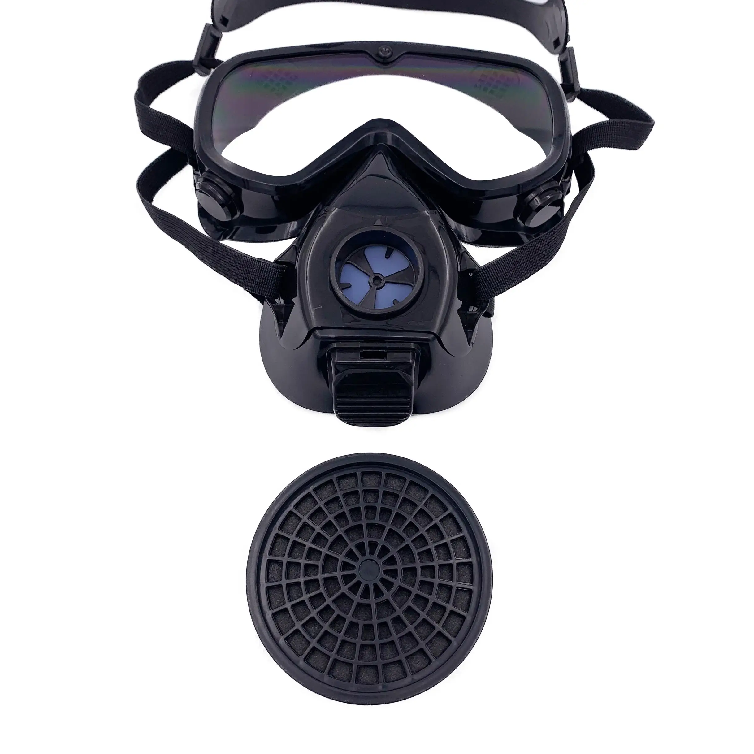 Prah Maske, Plinske Maske Z Filtri Očala Poln Obraz Varstvo Kemičnih Respirator Za Spray Barva Kemijske Poskuse Stroj
