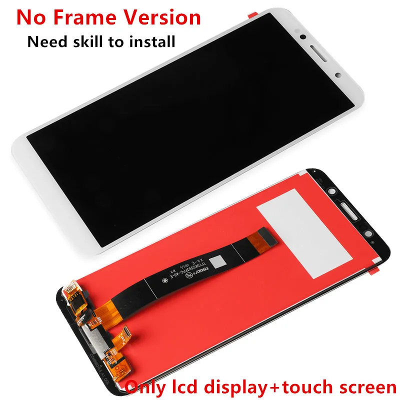 Za Huawei Honor 7A DUA-L22 Zaslon LCD+Touch Screen Z Okvirjem Brez Mrtvih Pikslov Zaslon Popravila Za Huawei Honor 7S 5.45 palčni DUA-L02