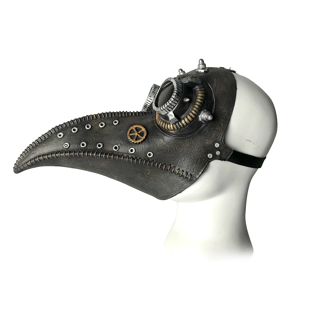 Steampunk Kuga Zdravnik Kljun Masko Retro Očala Antivirus Vetrobransko Steklo Gothic Rock Maske Za Noč Čarovnic