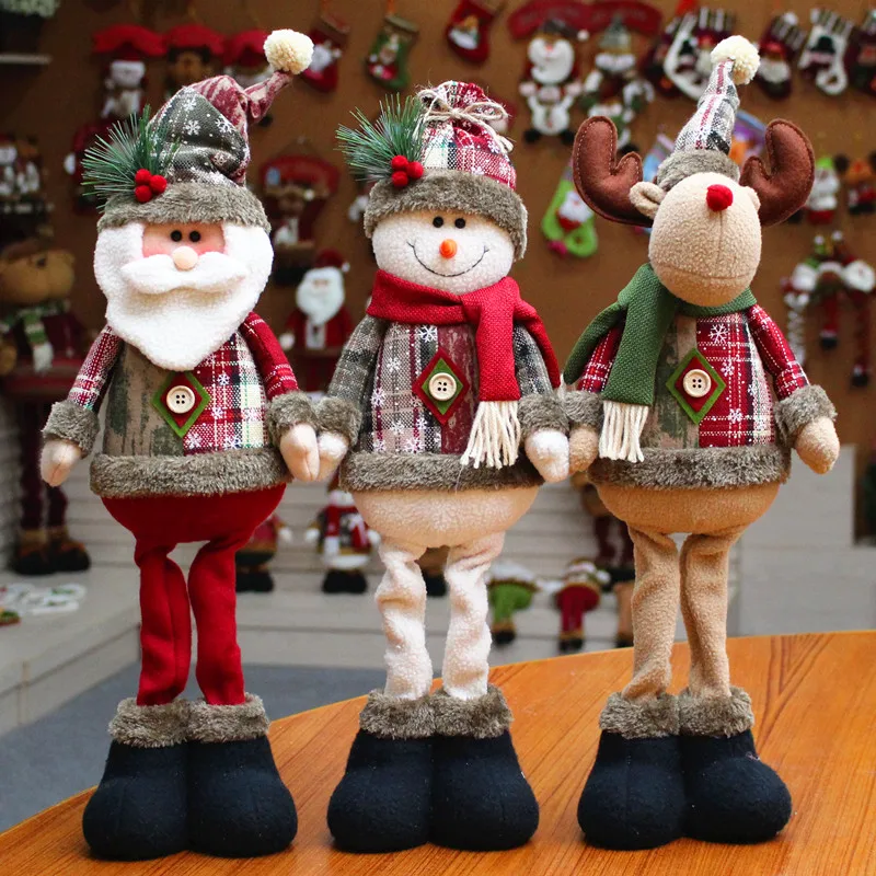 Božič Elf Lutka Darilo Novo Leto 2021 Xmas Tree Okraski Visi Gnome Lutke Obrti Vesel Božič Okraski za Dom Dekor#2