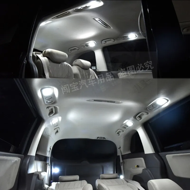Avto branje svetlobe LED ZA Infiniti G25 G35 G37 avto, streho svetlobe avto notranje opreme svetlobe, spremembo 10PCS 6000K 12V