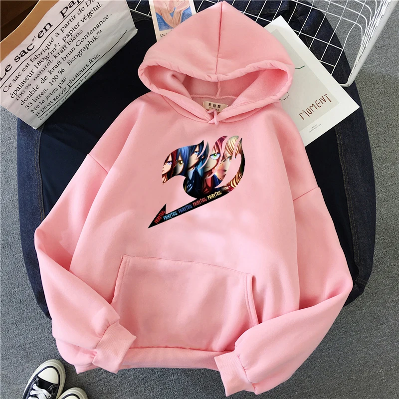 Fairy Tail Skupine Pozimi Hoodies zgornji del Trenirke moški pulover s kapuco Anime Ulične Hip Hop Oblačila korejski Hoodie Ženska Dolg Rokav Vrhovi