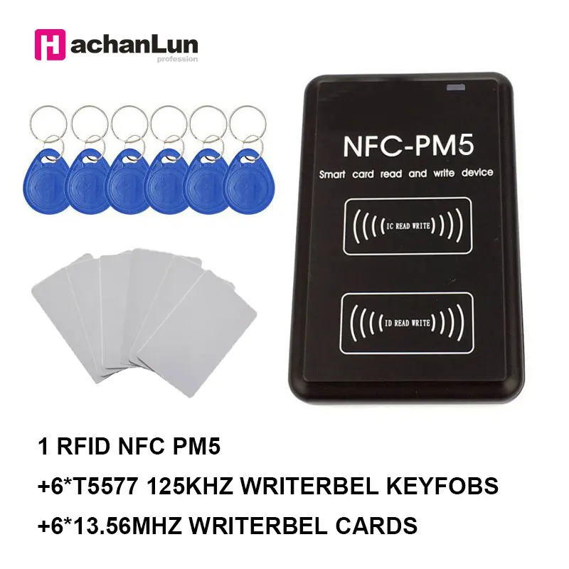 NOVO PM5 IC/ID Duplicator 13.56 MHZ RFID Reader NFC Polno Pisatelj Dekodiranje Card kopirni stroj
