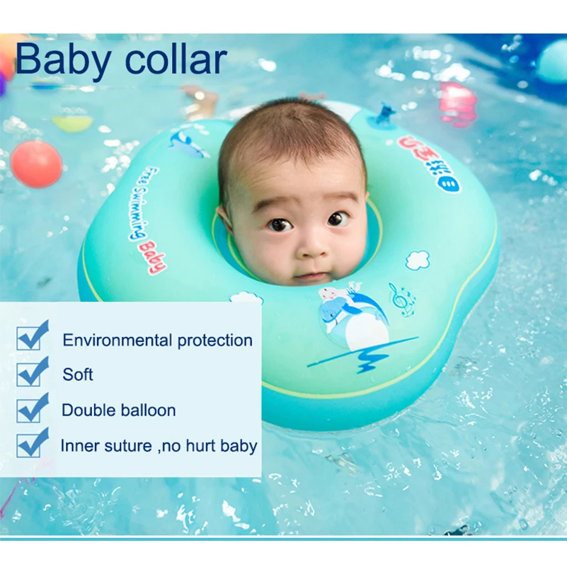 YUYU Kakovosti Baby vratu Plavalni obroč plavati Obroča, Vratu 0-14 let, mesec baby Napihljivi bazen cev igrače za Kopanje Krog Varnost Vratu Float