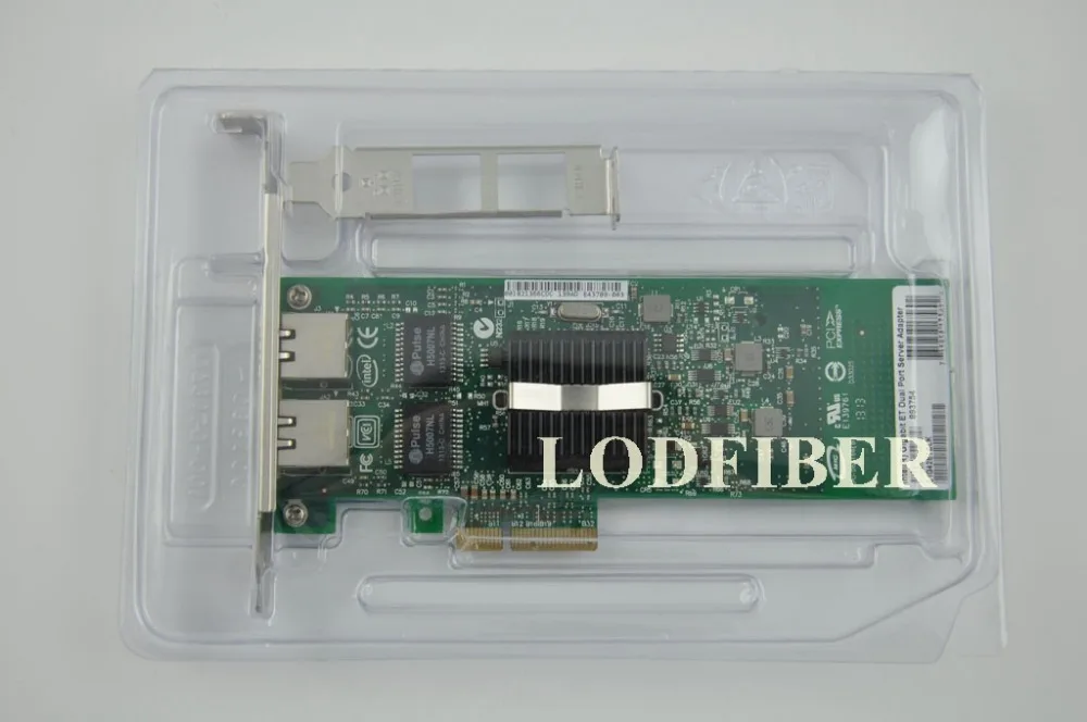 LODFIBER ZA Intel E1G42ET 10/100/1000M PCI-Express Dual Port Server Adapter