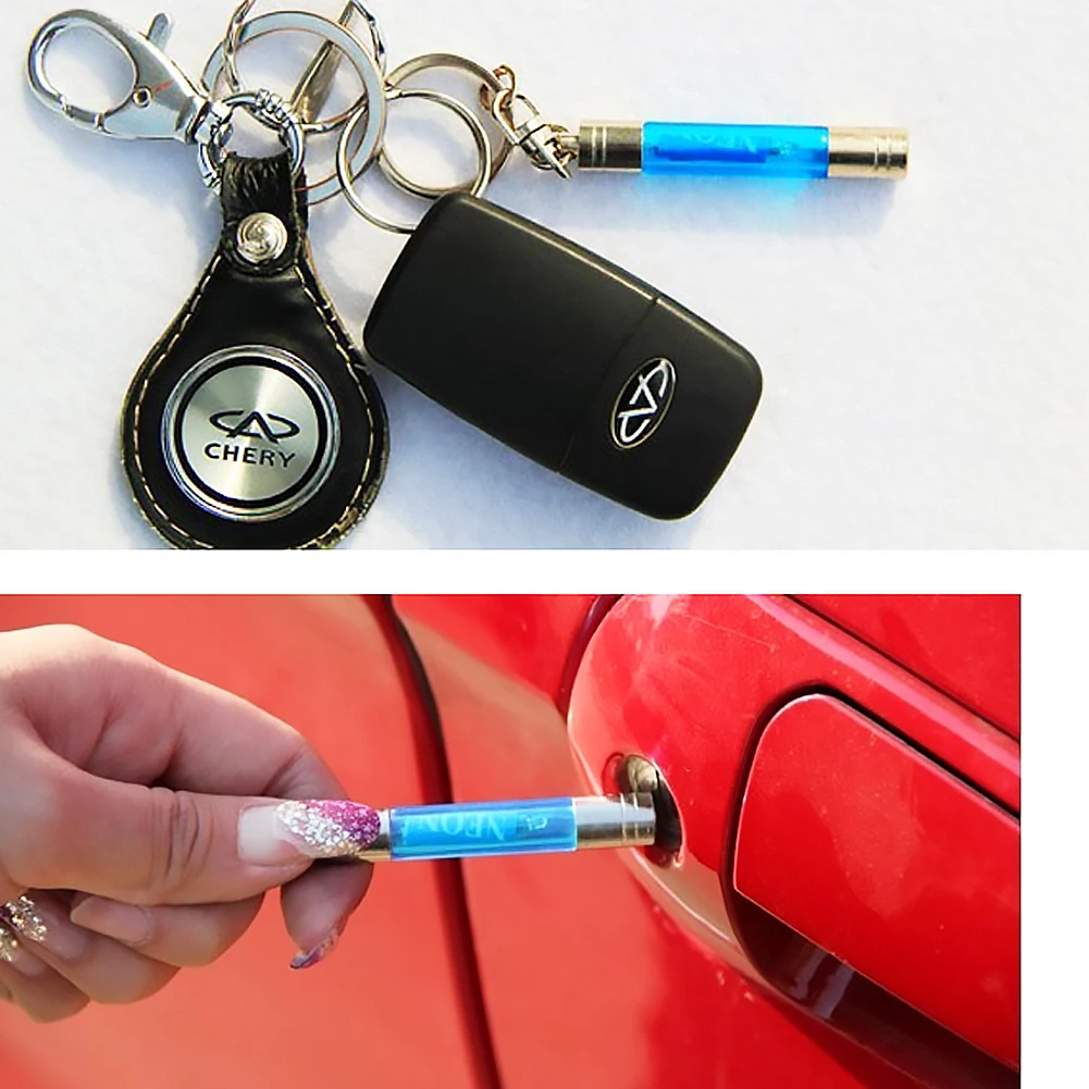 2 Kos na Drobno auto avto Prenosni anti-statični elektrostatično eliminator mini srčkan keychain tipko veriga obroč Anti Statične Keychain