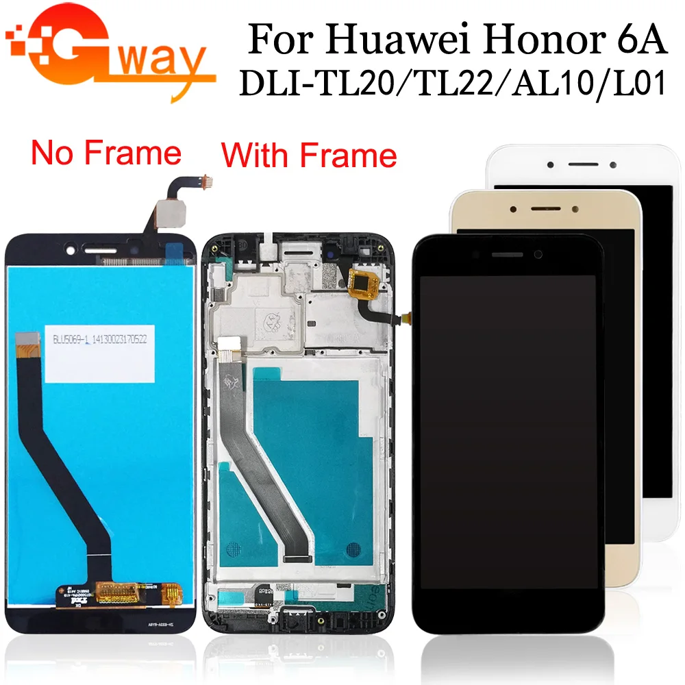 Original Preizkušen LCD Za Huawei Honor 6A DLI-TL20 DLI-AL10 LCD-Zaslon in Zaslon na Dotik za huawei honor 6a LCD +Orodje+ Lepilo