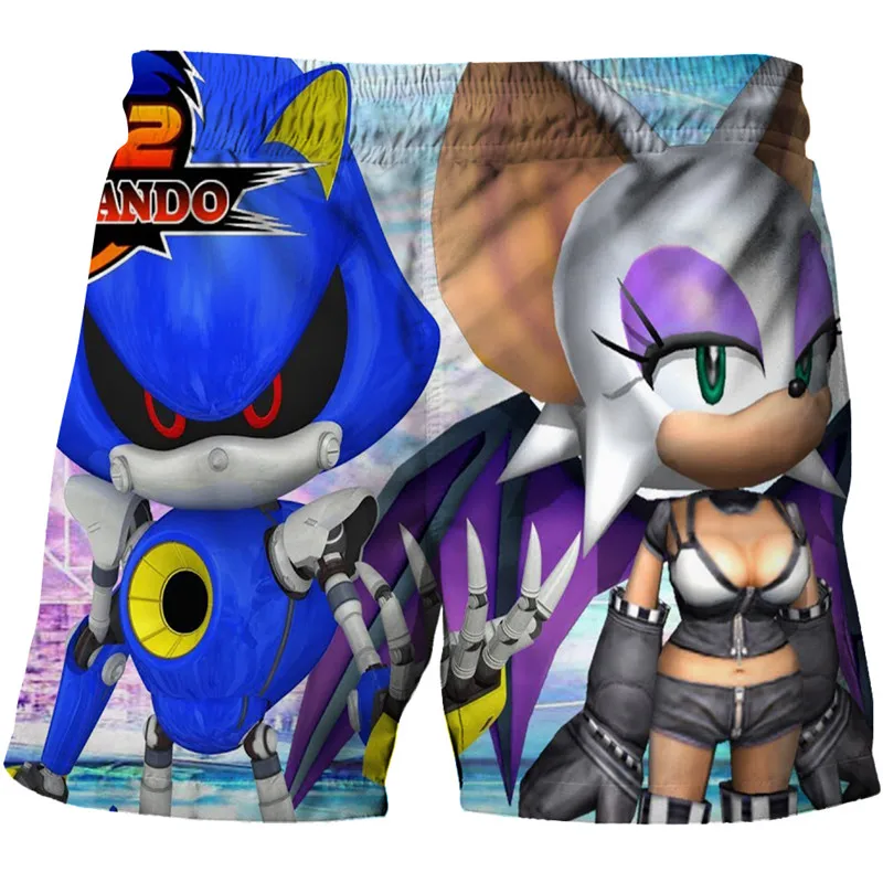 Sonic Hedgehog Smešno Luštna Dekleta Hlače Hlače za Fante Poletje Najstniki, Risanka Moda Priložnostne Kratke Hlače Otrok Baby Lepe Obleke